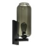 13760738 Mat zwarte wandlamp met smoke glazen kap cilinder.jpg