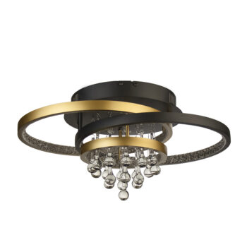 14230817 Luxe LED plafondlamp RingsDrops zwart goud.jpg