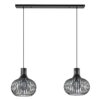 18700008 2Lichts hanglamp met mat zwarte draad kappen.jpg