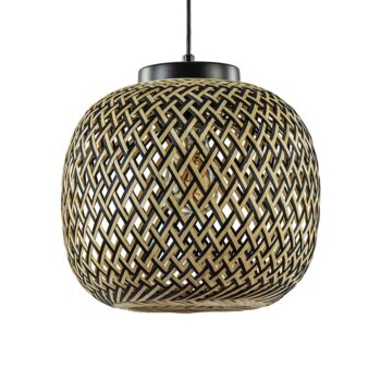 18700021 Ronde hanglamp bamboe naturel met zwart.jpg