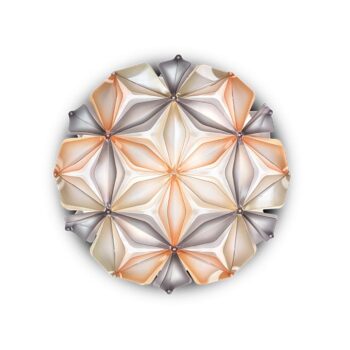 19000091 Ronde plafond wandlamp La Vie amber.jpg