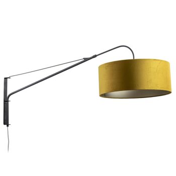 19771691 Wandlamp zwart met velourse kap.jpg