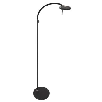 19771699 Moderne LED leeslamp zwart met smoke glas dimbaar.jpg