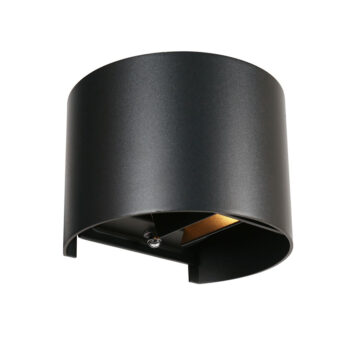 19771752 Ronde LED buitenlamp zwart inclusief lichtsensor.jpg