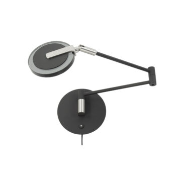 19771781 LED wandlamp leeslamp in mat zwart.jpg