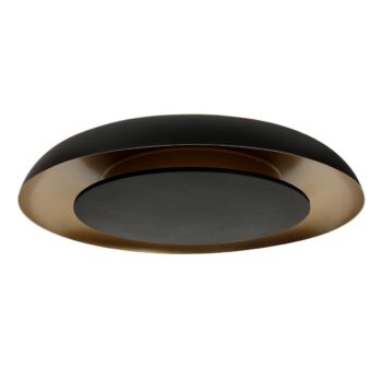 19771782 Elegante ronde zwarte plafondlamp met gouden uitbinnenkant.jpg