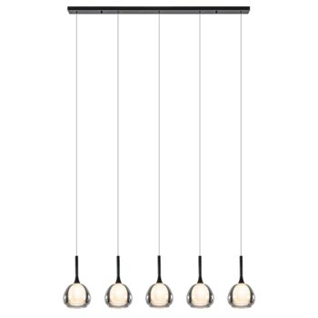 23220059 Moderne 5lichts eettafelhanglamp zwart met dubbel glas.jpg