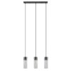 23220093 Speelse hanglamp zwart met helder glas 3lichts.jpg