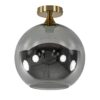 23220169 Chique plafondlamp goud met smoke titanium glazen bol.jpg