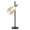 23400010 Dimbare LED tafellamp zwart brons met amber glas.jpg